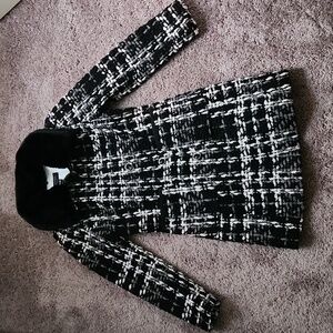 Laundry Tweed Coat By Shelli Segal XS